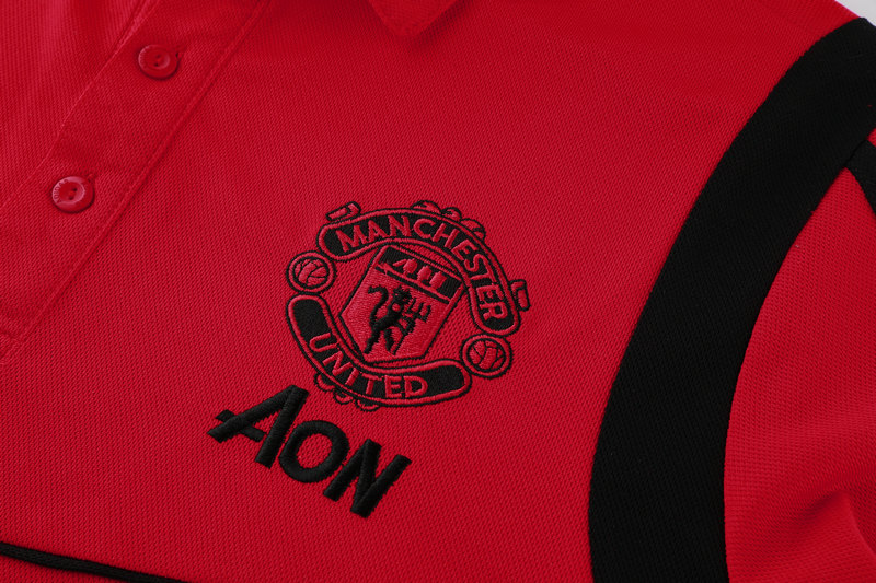 Manchester United 19-20 Red Polo Shirt Kit